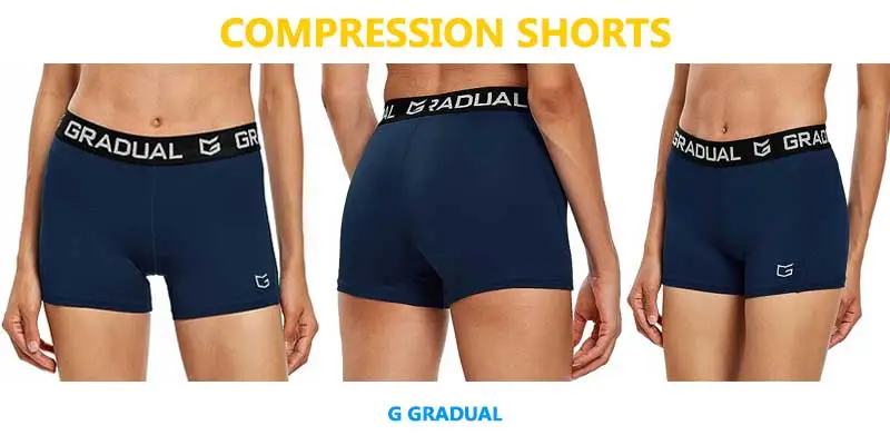 Female Soccer Players Underwear: Compression Shorts