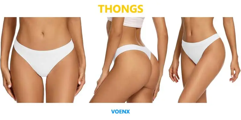 Female Soccer Players Underwear: Thongs