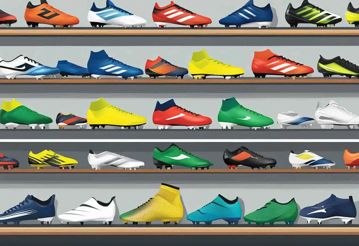 Types of soccer cleats